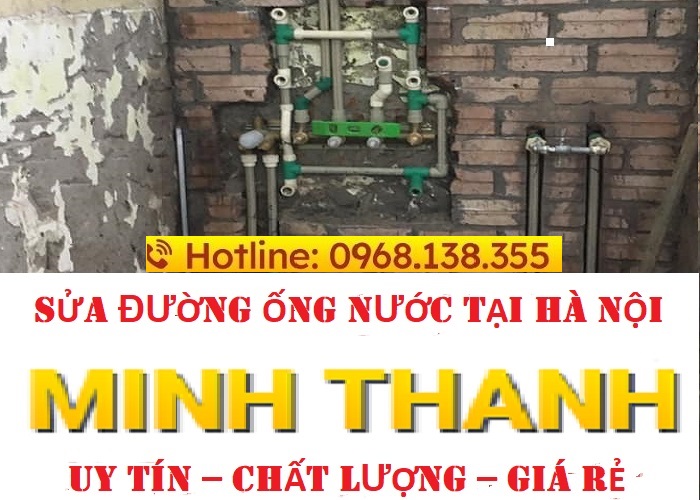 Sửa chữa, lắp đặt ống nước tại Hà Nội