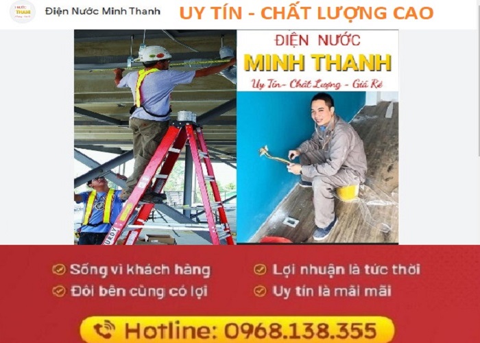 Thợ sửa chữa điện nước Minh Thanh Chuyên Nghiệp