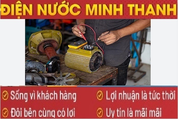 Thợ sửa máy bơm nước Minh Thanh uy tín  giá rẻ