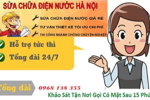 Sửa chữa điện nước tại Phường Xuân La – Gọi 0968 138 355