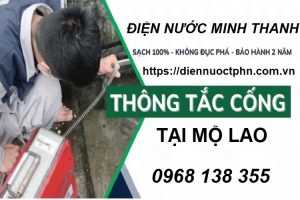 Thông tắc cống tại Mộ Lao – Gọi – 0968 138 355
