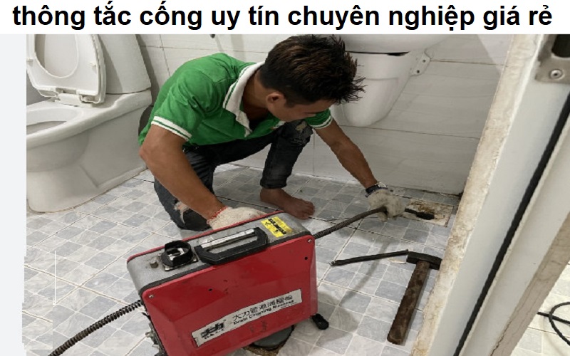 xử lý đường ống thoát nước bị tắc