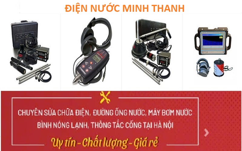 Các dòng máy dò tìm rò rỉ nước thông dụng nhất hiện nay