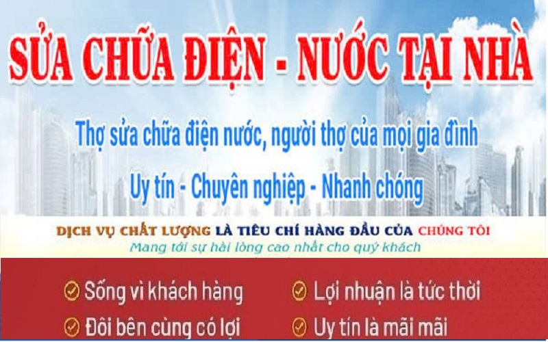 Sửa chữa điện nước tại Đức Giang