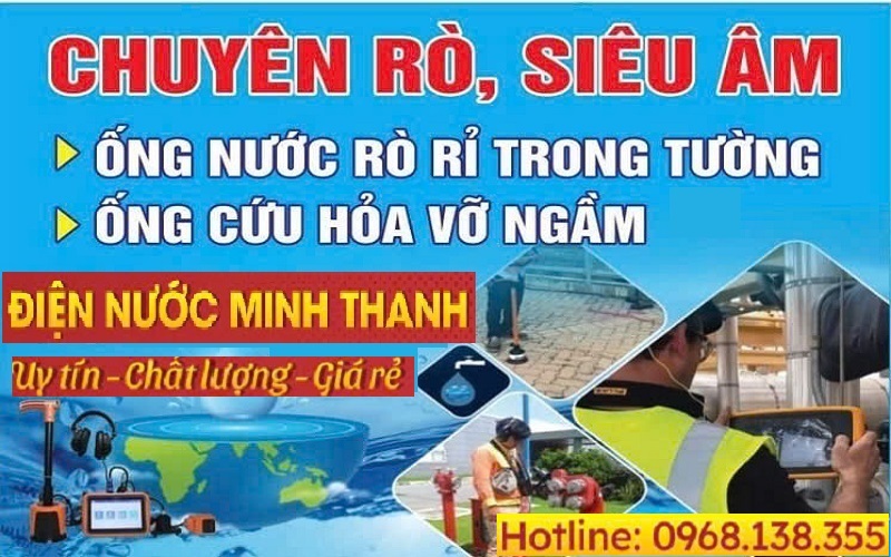 dò tìm rò rỉ nước tại quận Ba Đình