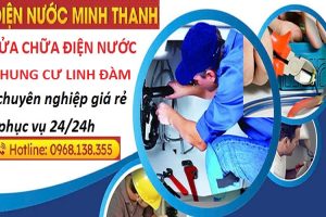 Sửa chữa điện nước tại chung cư Linh Đàm