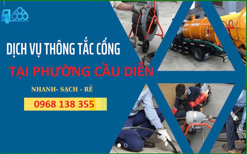 thông tắc cống phường cầu diện giá rẻ