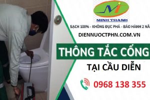 Thông tắc cống tại Cầu Diễn – Zalo – 0968 138 355