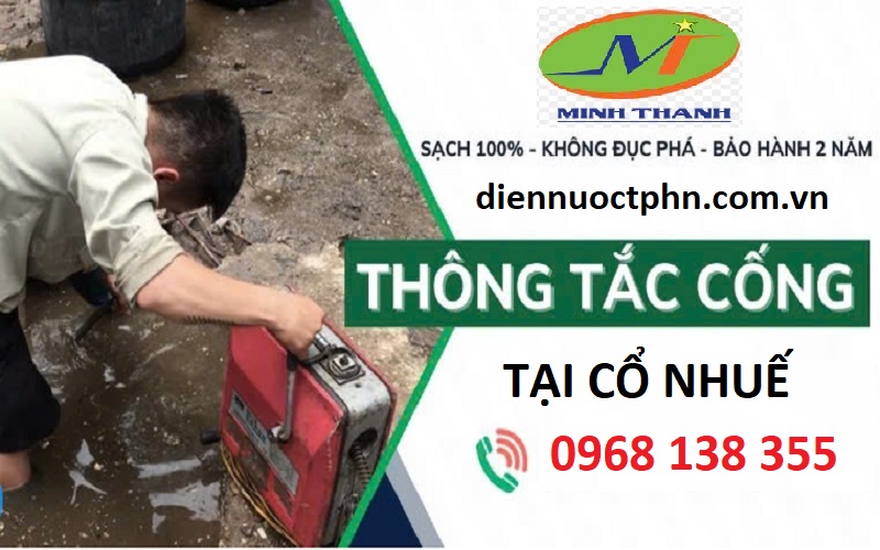 thông tắc cống tại cổ nhuế